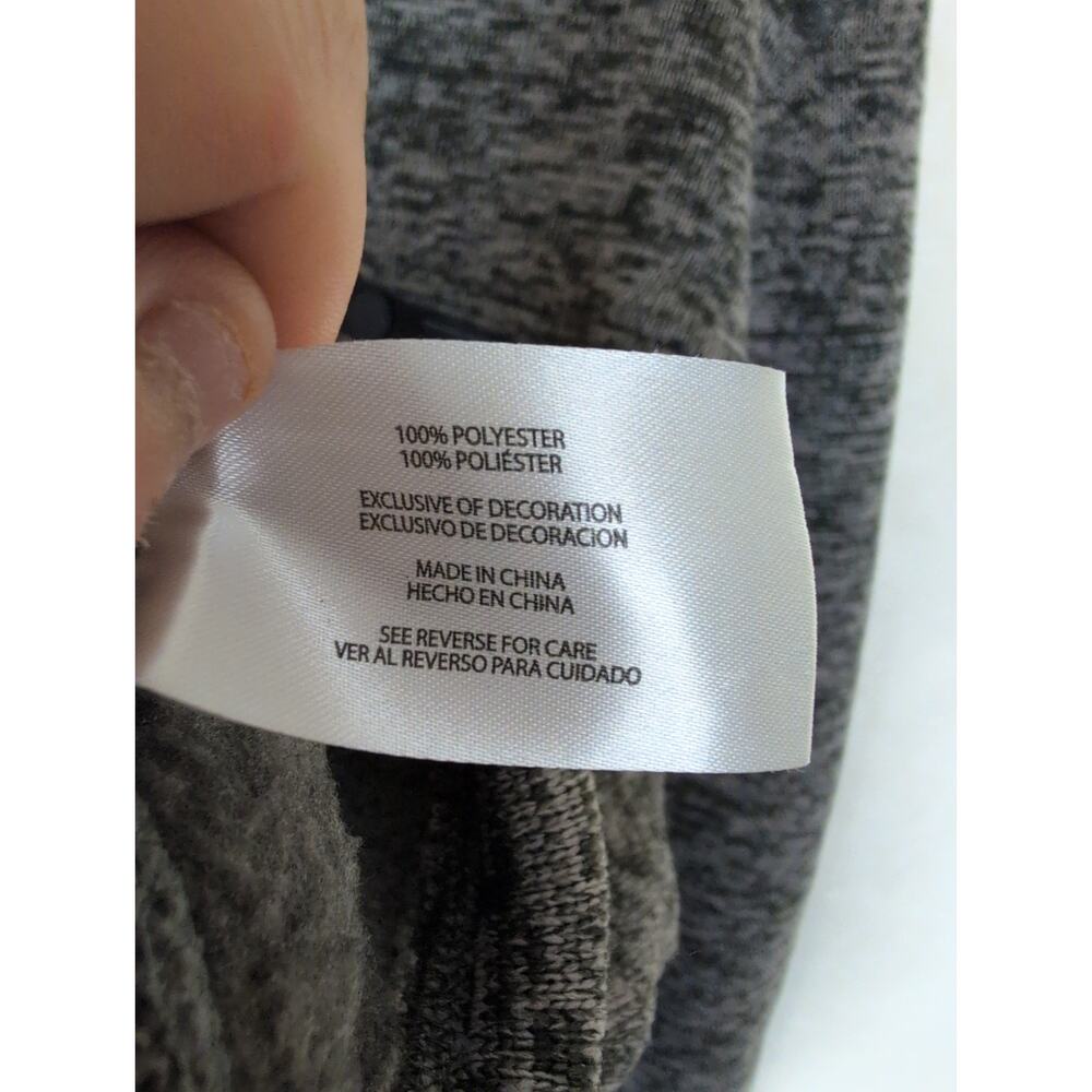 Eddie Bauer grey quarter zip sweatshirt Size Large Outdoors Gorpcore Casual - Picture 6 of 6